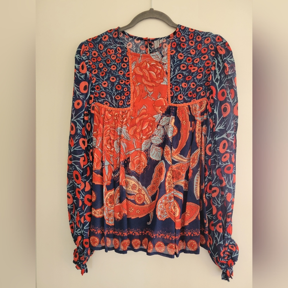 Anthropologie Miranda Peasant Blouse NWOT